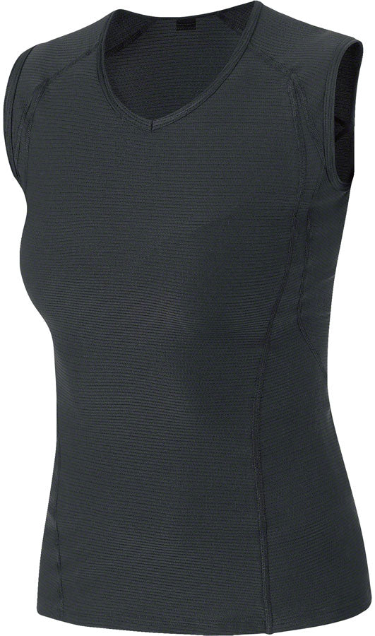 Gorewear M Base Layer Sleeveless Shirt - Black Women's Small