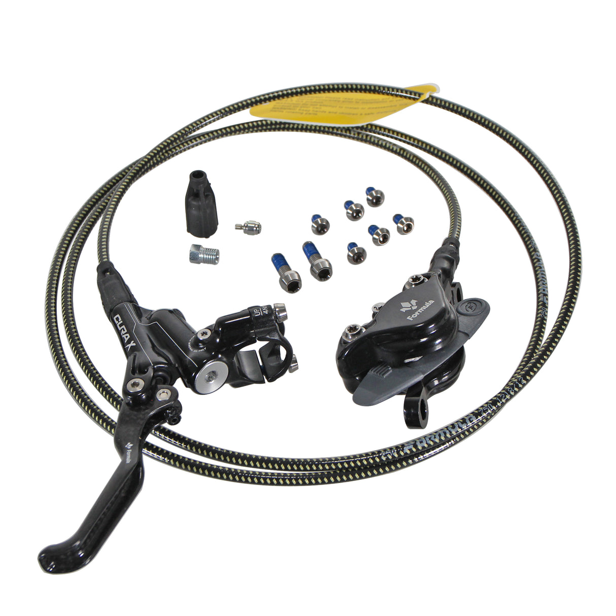 CURA X Disc Brake Kit, Front or Rear, Black