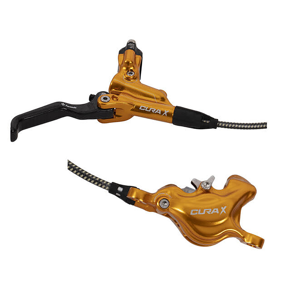 CURA X Disc Brake Kit, Front or Rear, Gold