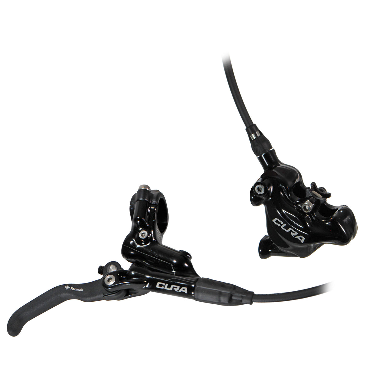 CURA Disc Flat Mount Brake Kit, Front or Rear, Black