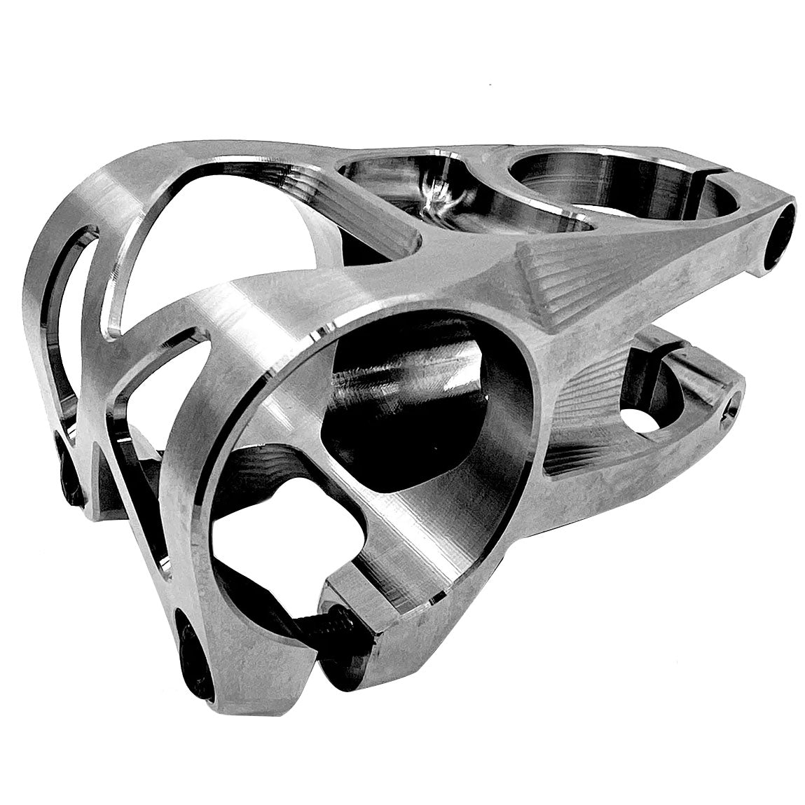 2 Bolt Titanium Stem, (35) 48mm, Raw