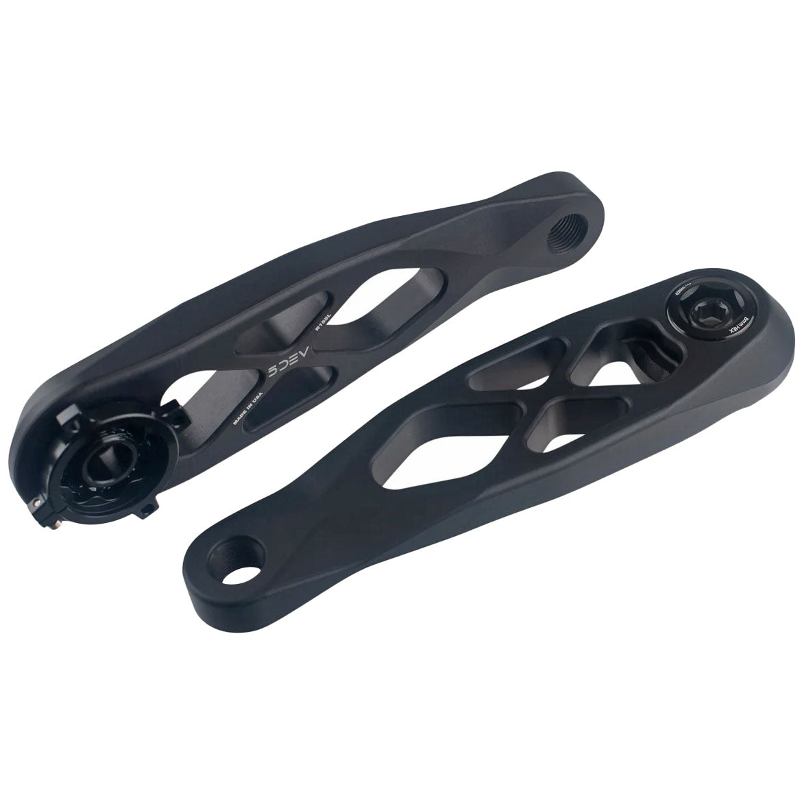 R-Spec Trail/Enduro Cranks, 165mm, No Spindle, Black
