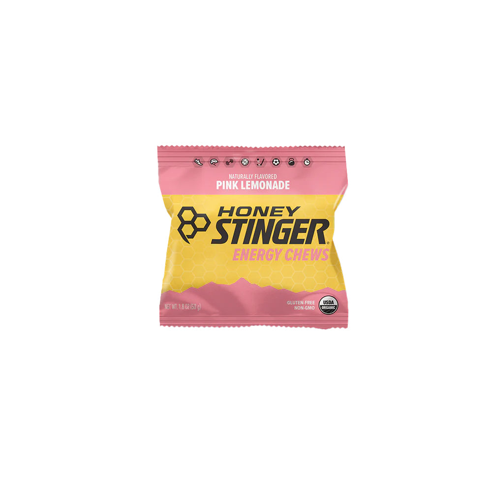Organic Energy Chews, Pink Lemonade, 12/Count