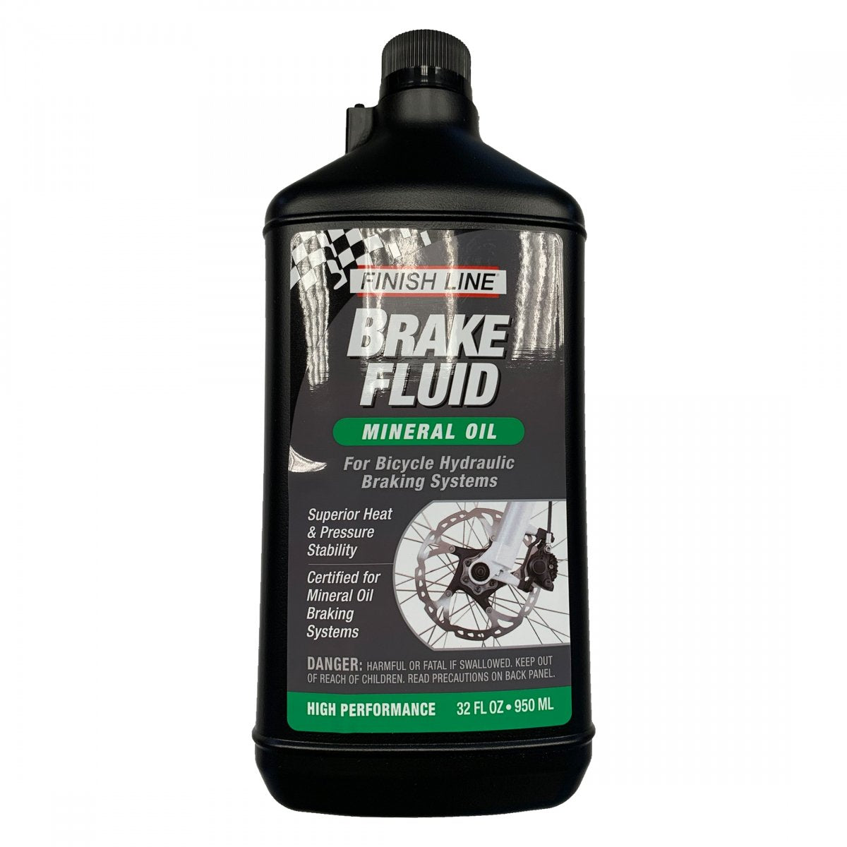 Mineral Oil Brake Fluid, 32.0oz