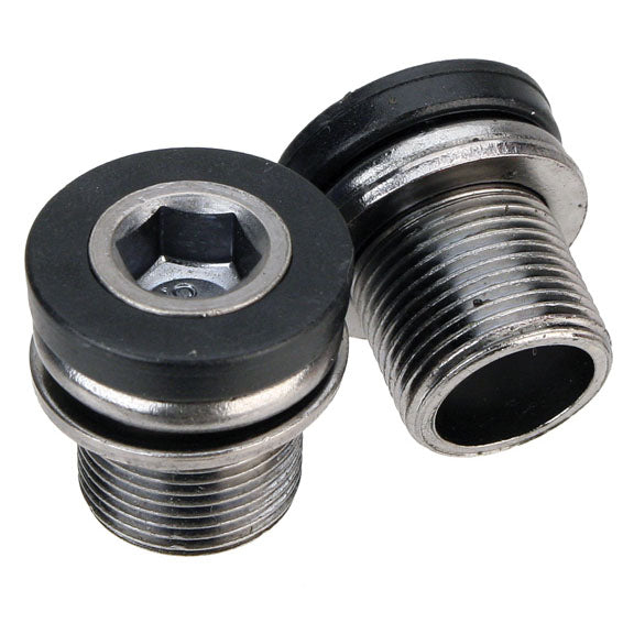 Crank Bolts with Caps, ISIS-M15 Steel, Pair