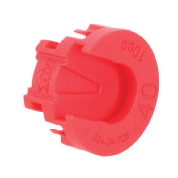 Volume Spacer, 10cc, Red, 40 Float NA2, Each