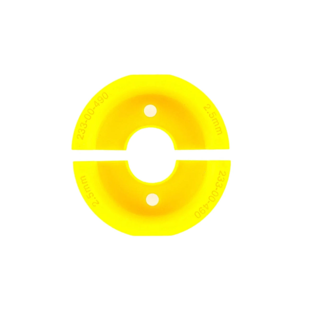 Travel Spacer, 2.5mm, Float X2, Per Half