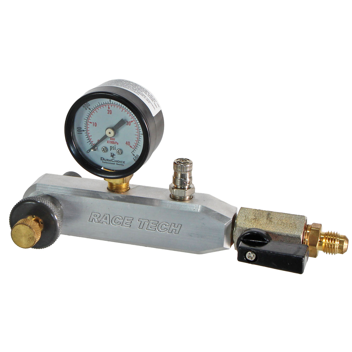 Race Tech, N2 Gauge, Zero Loss, 600 psi