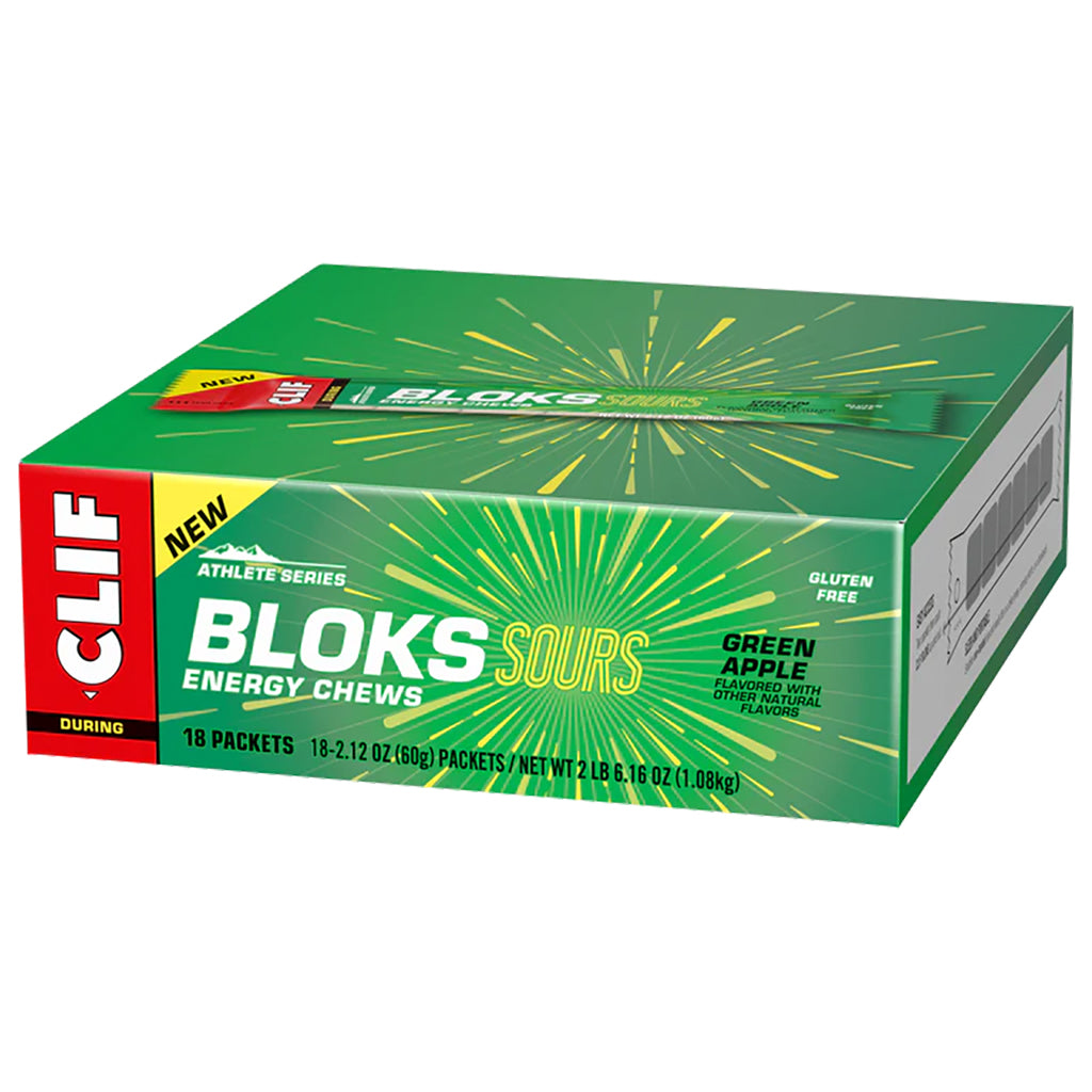 SPECIAL Bloks Energy Chews, Green Apple, 18/Count