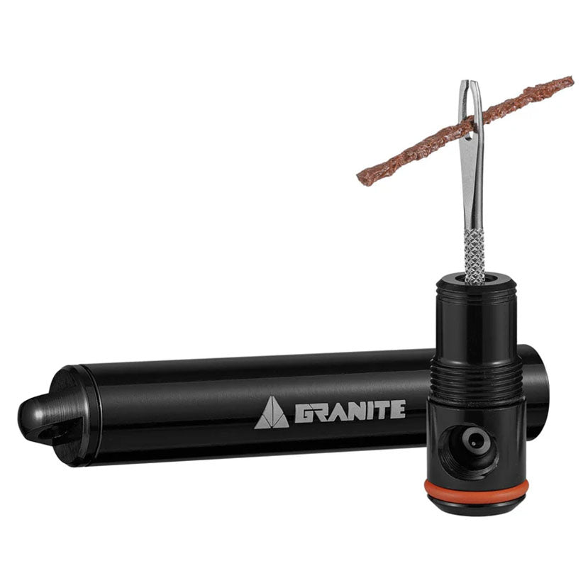 Suture Aero Tire Plug Kit with Integrated CO2, Black