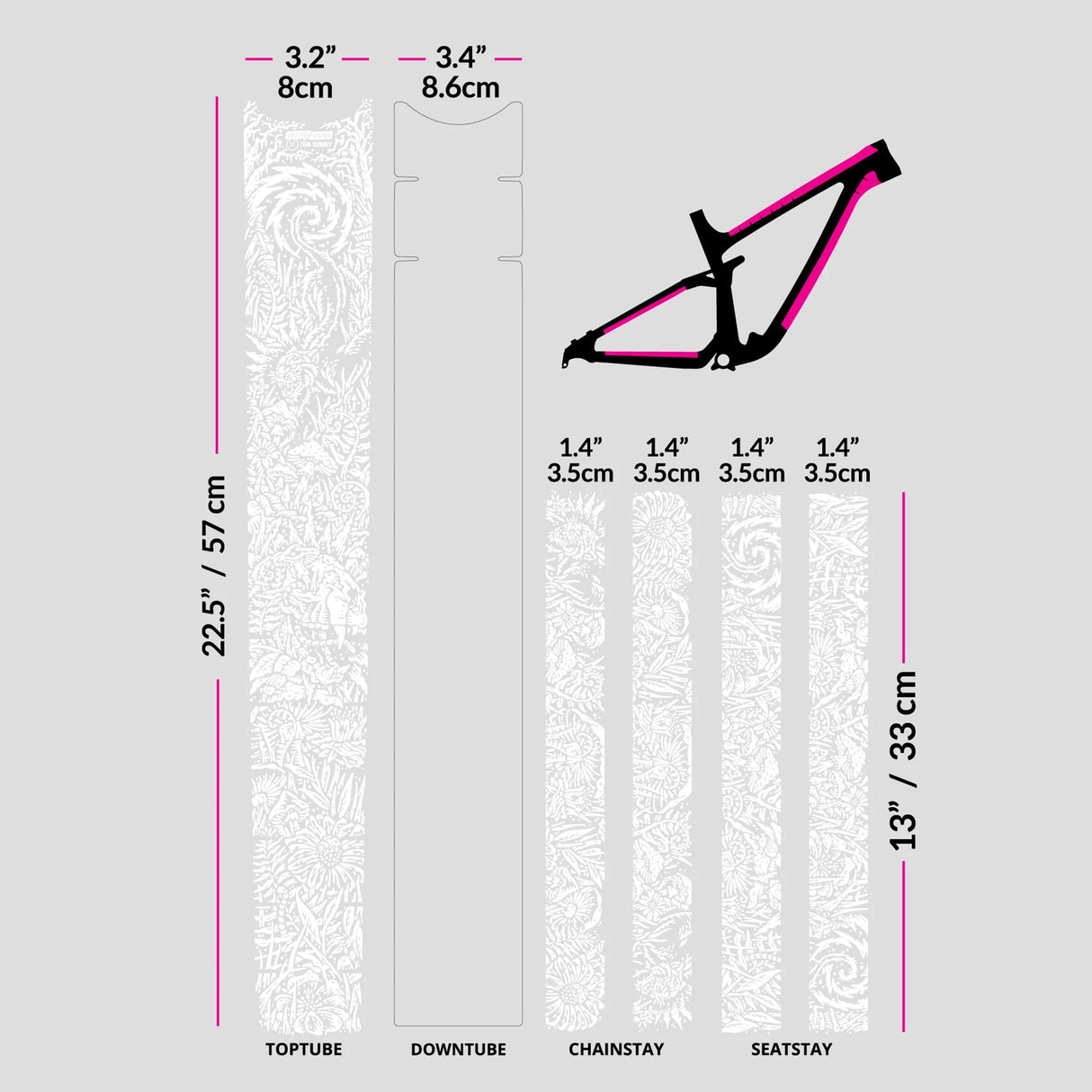 Frame Keeper, Pedalhead Bone Matte NLS
