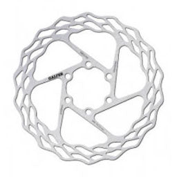 140mm Rotor, 6-Bolt , 1.8mm, Road, Silver