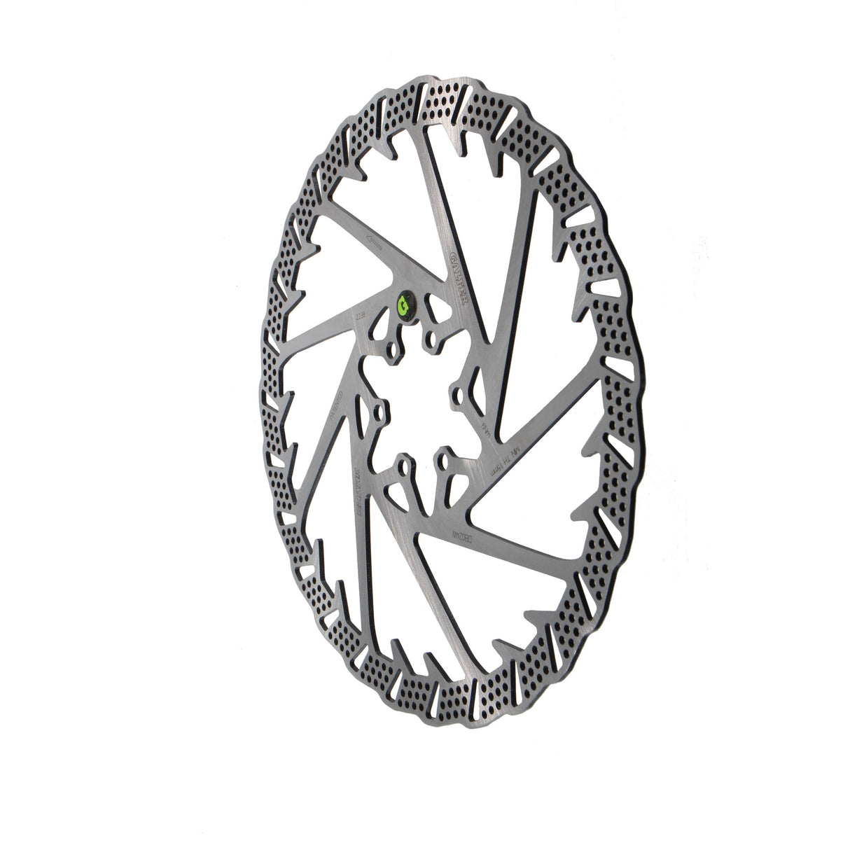 203mm Rotor, 6-Bolt , 2.0mm, Shark, Silver