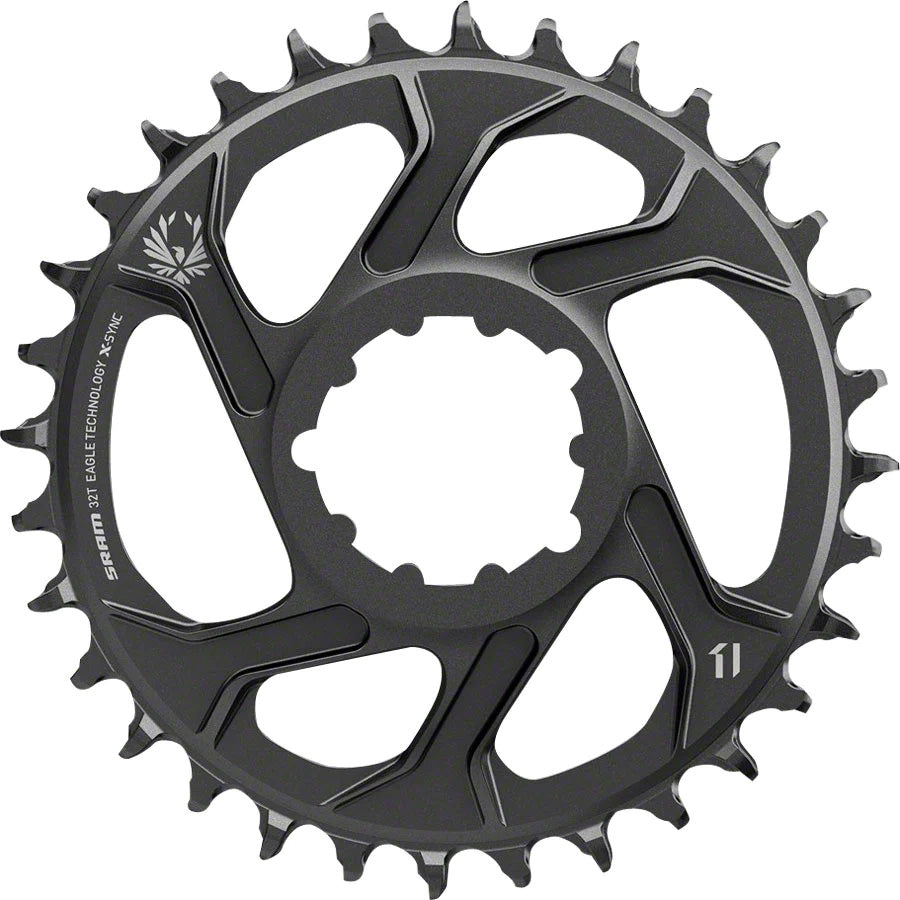 X-Sync Eagle 12sp Boost DM Chainring, 30t, Black