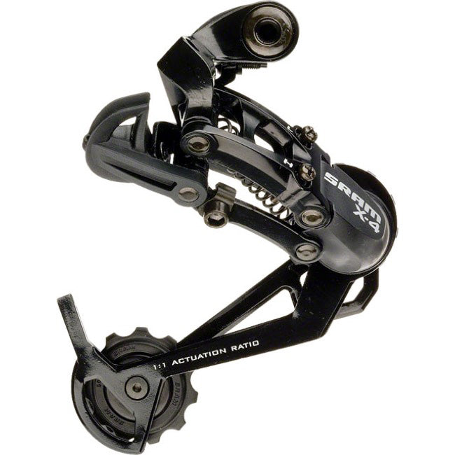 X4 7/8/9sp Rear Derailleur, Long Cage, Black