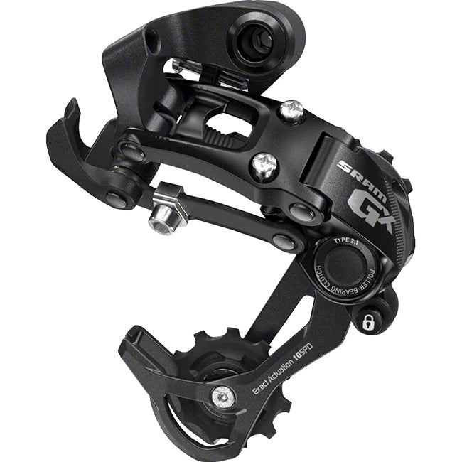 GX 10sp Rear Derailleur, Medium Cage, Black