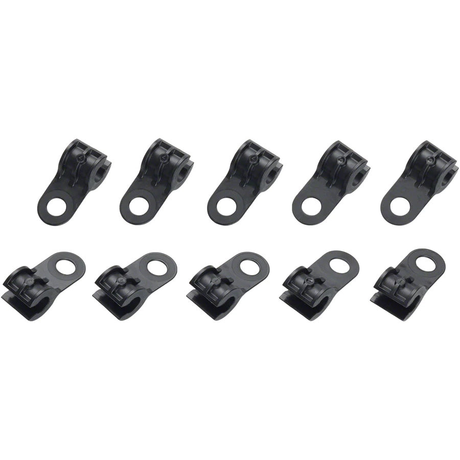 Stealth Brake Line Cable Guide Clips, 10/pack, Black