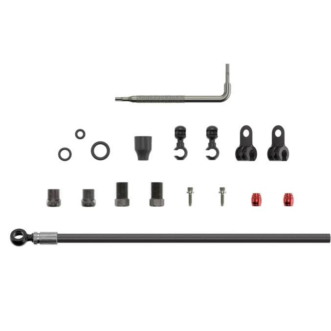 Disc Brake Hydraulic 2000m Tube Kit, Black Banjo