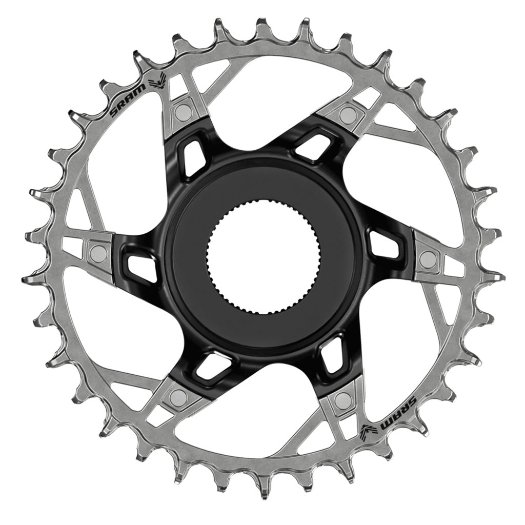 XX T-Type E-MTB Chainring, Shimano, 34t, Blk/Slv