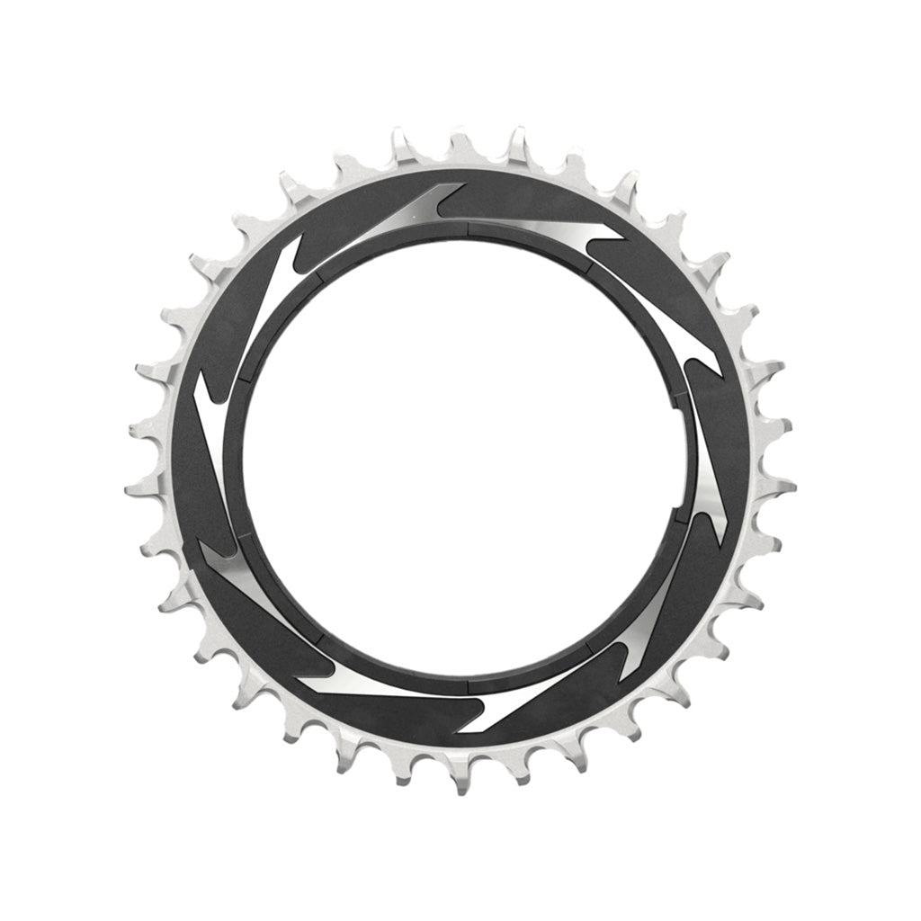 XX SL Eagle 12sp 0mm Threaded Mount, 38t, Black