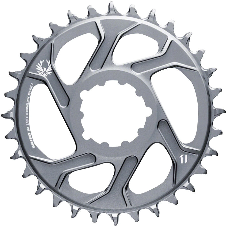 X-Sync Eagle 12sp Boost DM Chainring, 30t, Polar Gary