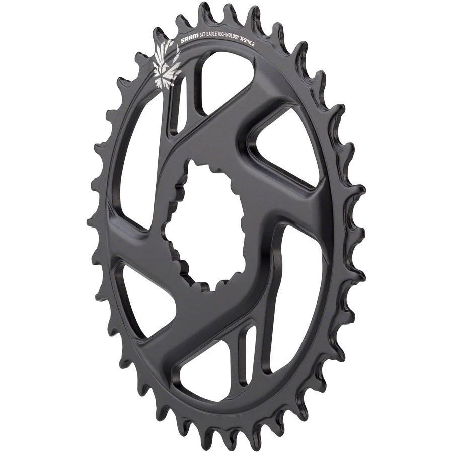 X-Sync Eagle 12sp Boost DM Chainring Forged 34t, Black
