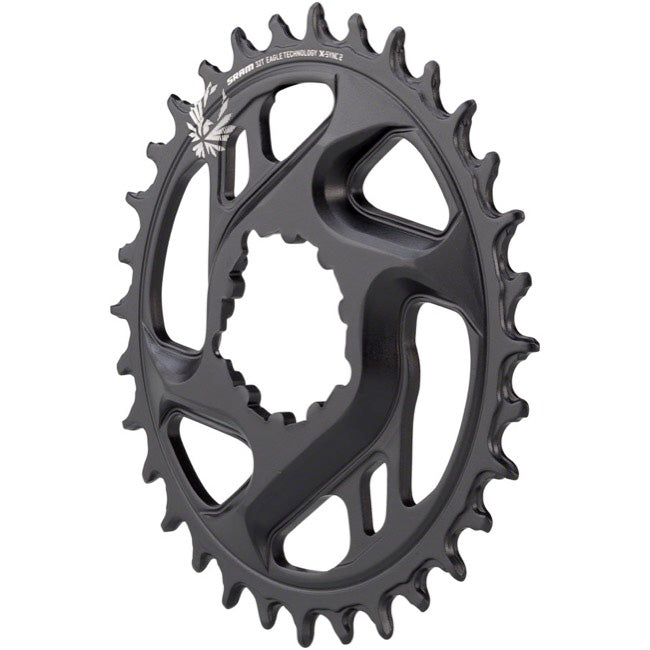 X-Sync Eagle 12sp 6mm DM Chainring Forged 32t, Black