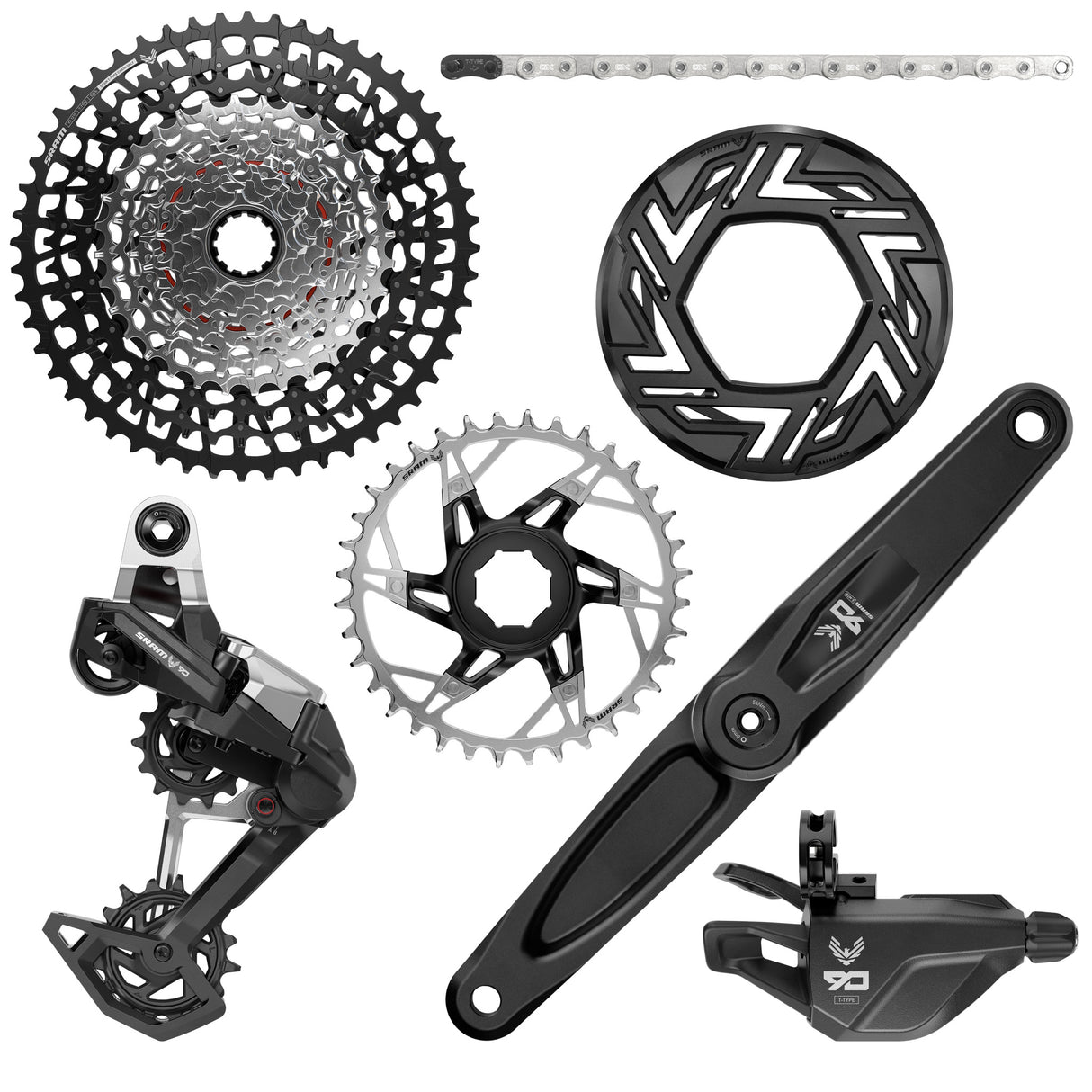 Eagle 90 T-Type Sram/Brose EMTB Groupset, 165mm