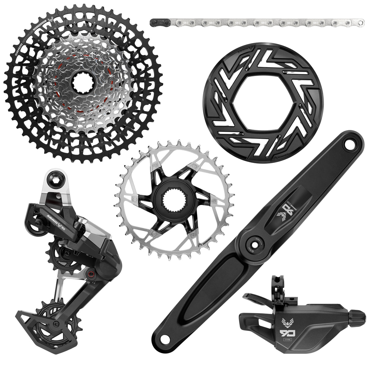 Eagle 90 T-Type Bosch EMTB Groupset, 165mm