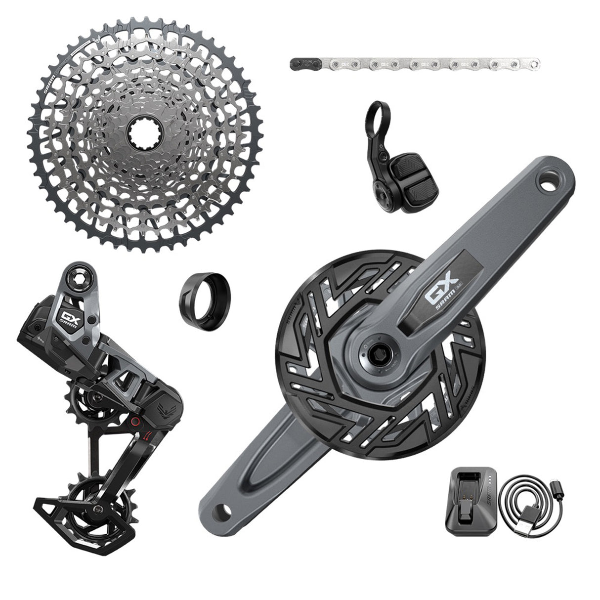 GX Eagle AXS T-Type BCD EMTB Groupset, No Arms