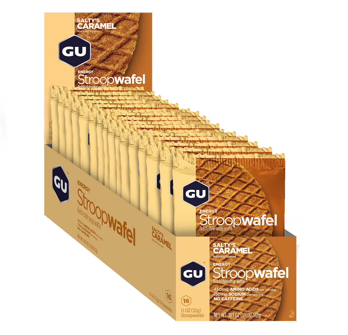 Stroopwafel, Salty's Caramel, 16/Count