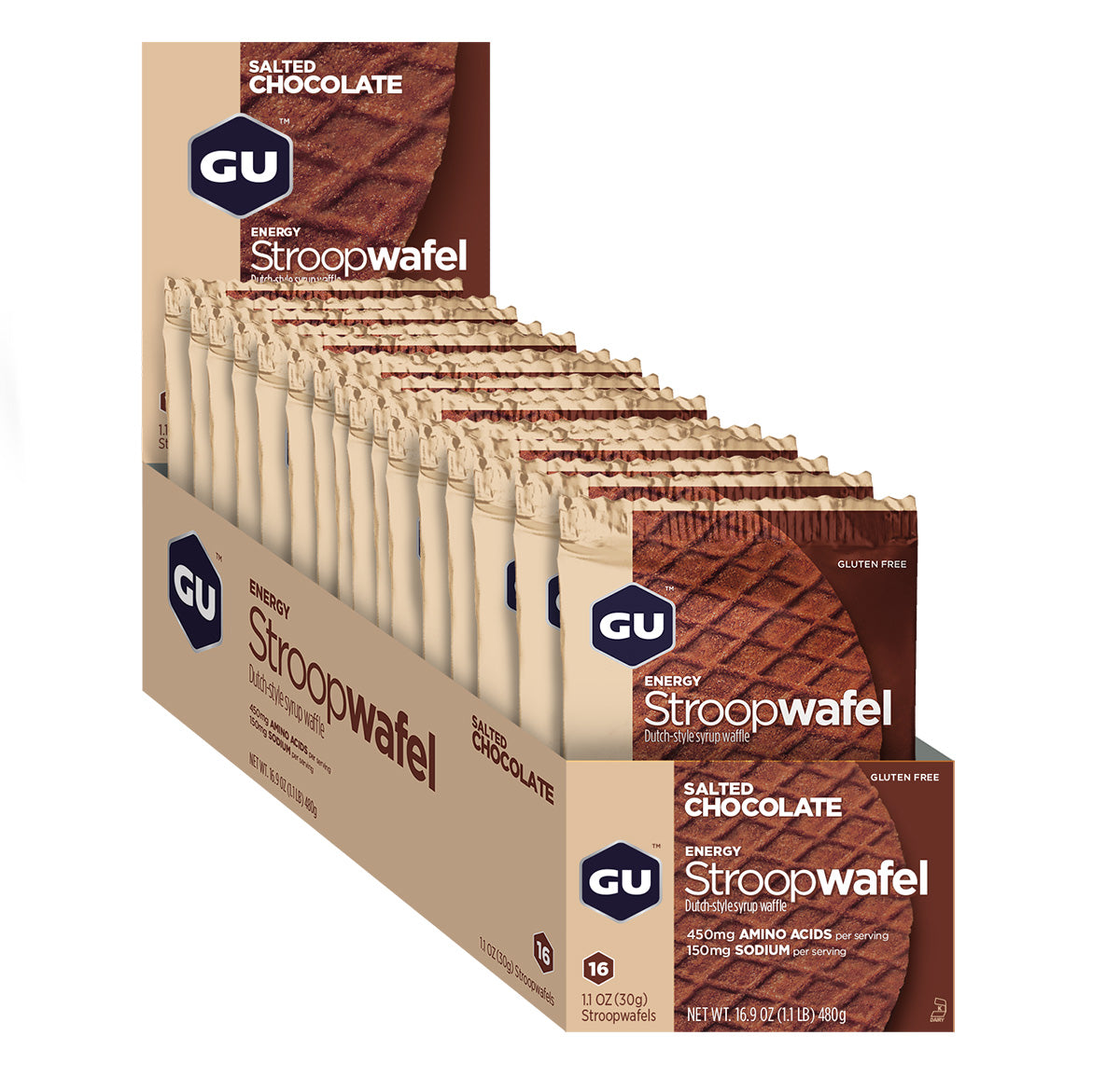 Stroopwafel, Salted Chocolate, 16/Count
