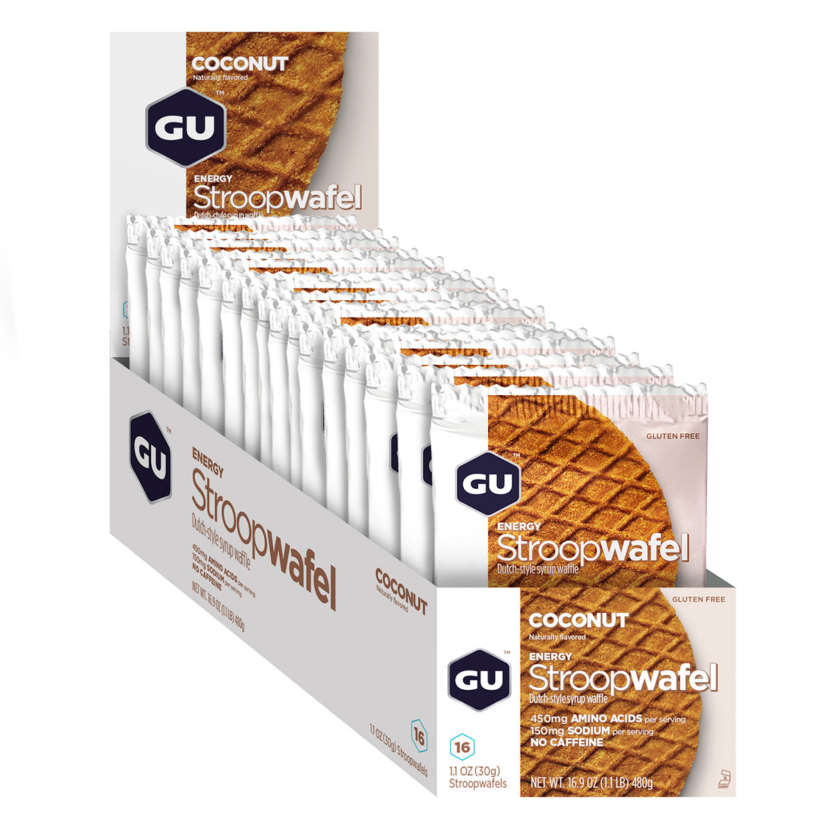 Stroopwafel, Coconut, 16/Count
