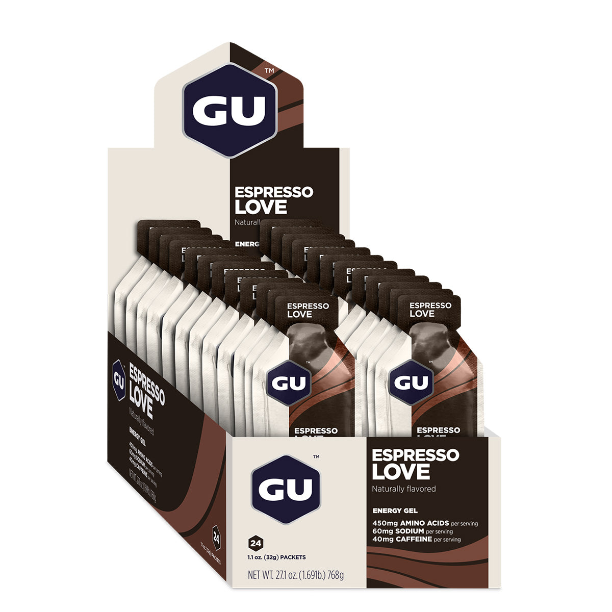 Energy Gel, Espresso Love, 24/Count