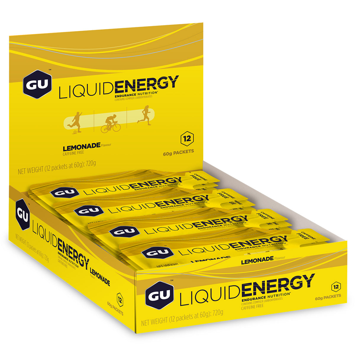 Liquid Energy Gel, Lemonade, 12/Count