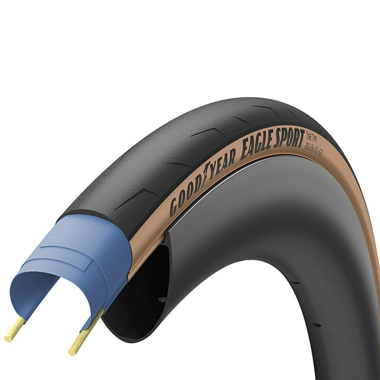 Eagle Sport Tube Type Tire, 700 x 28c, Tan