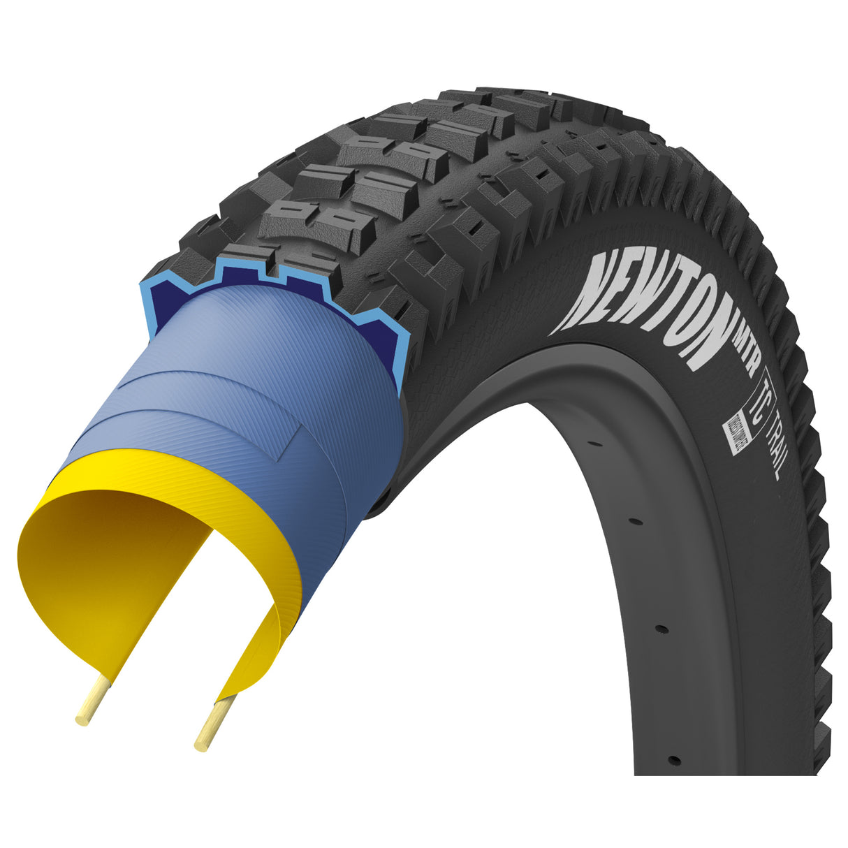 Newton MTR Trail Tubeless, 29x2.4", Black