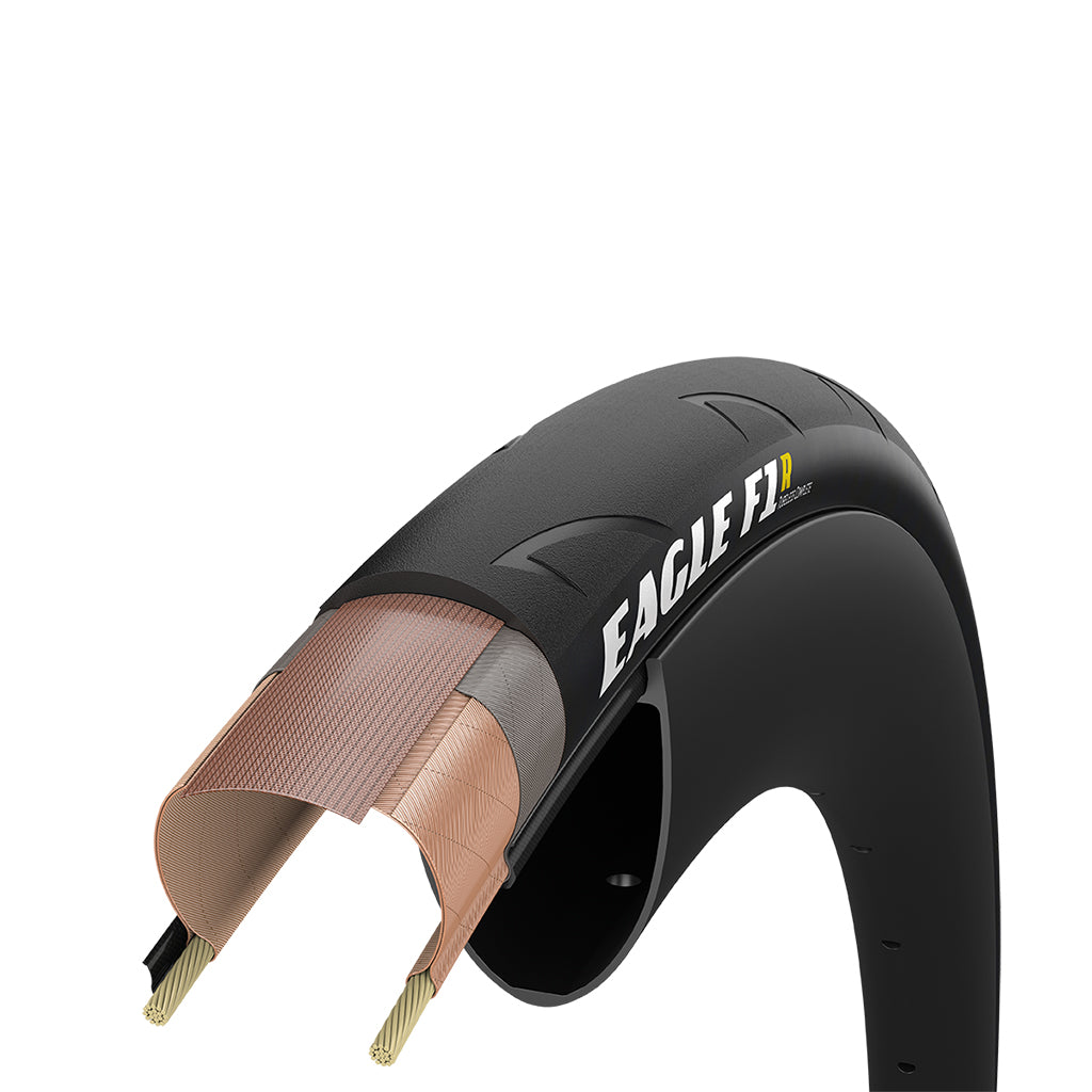 Eagle F1 R Tubeless Complete Tire, 700 x 28c, Black
