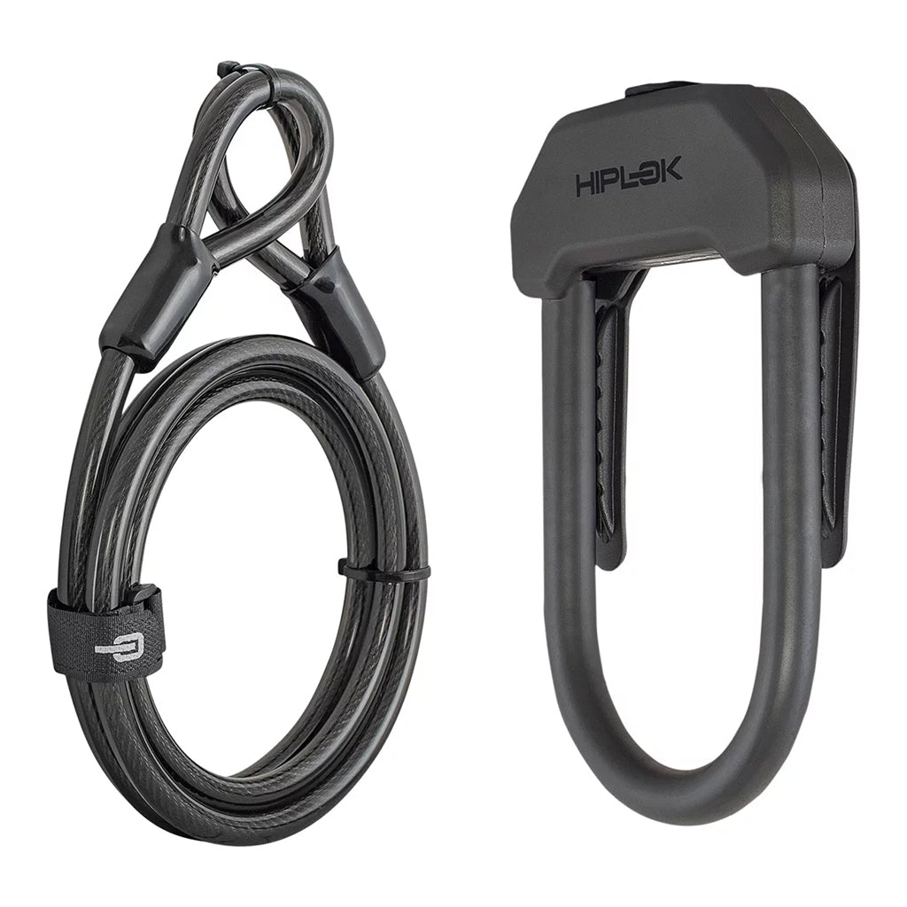 DX Plus U-Lock and Cable Lock, Black