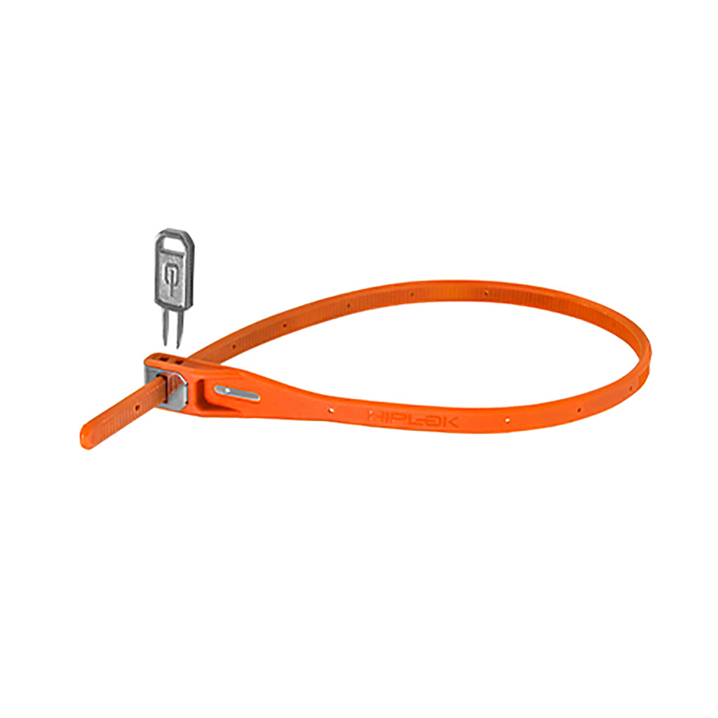 Z Lok Single Zip Key Lock, Orange