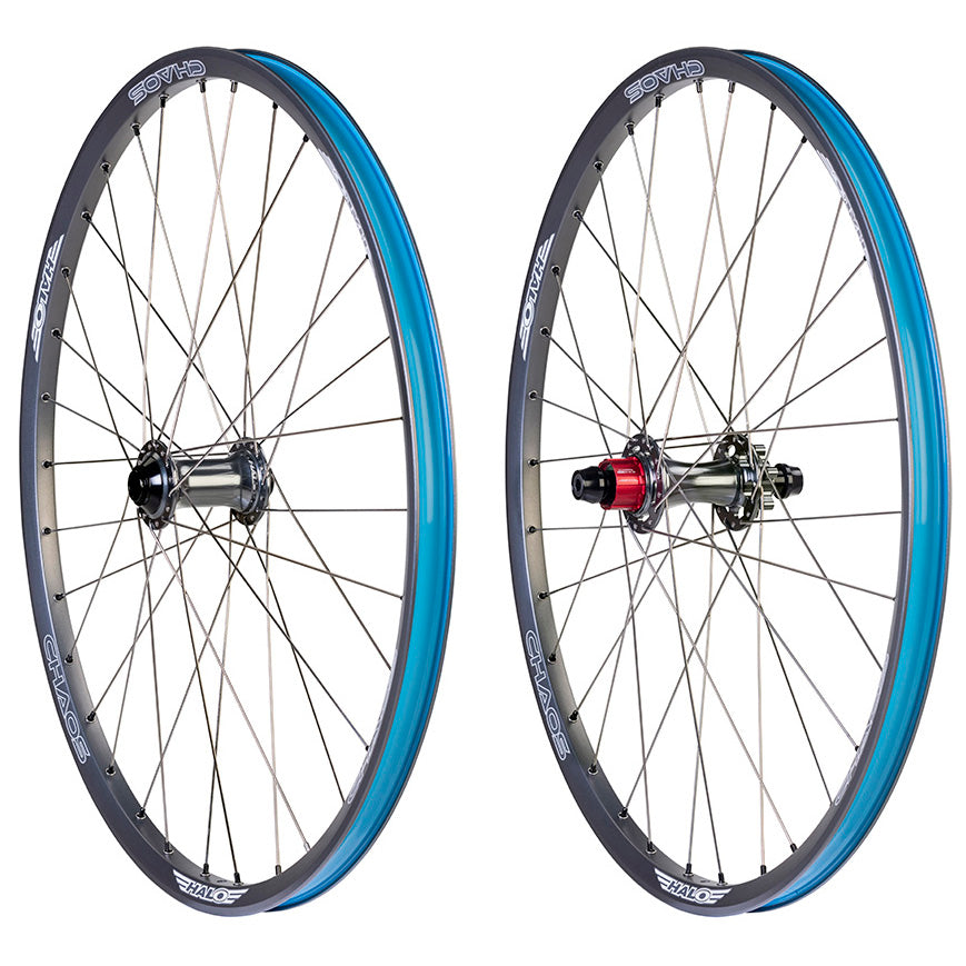 Chaos 26" Dirt Jump Wheelset, Gray