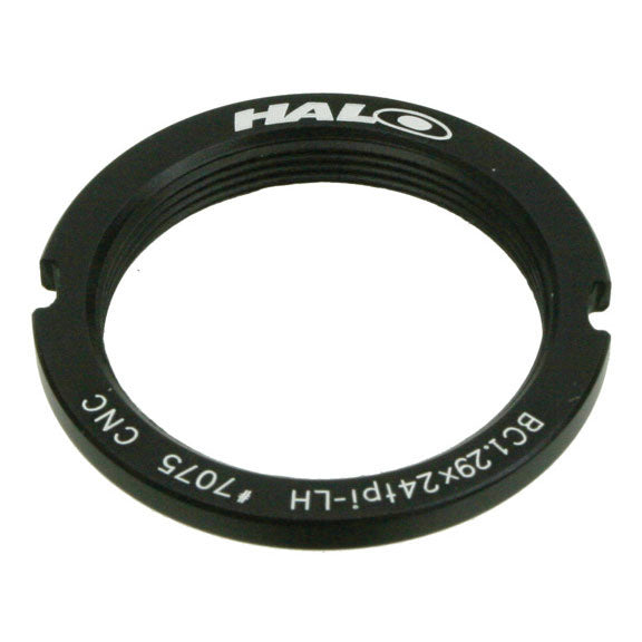 Alloy Track Lockring, 1.29" X 24tpi, Black