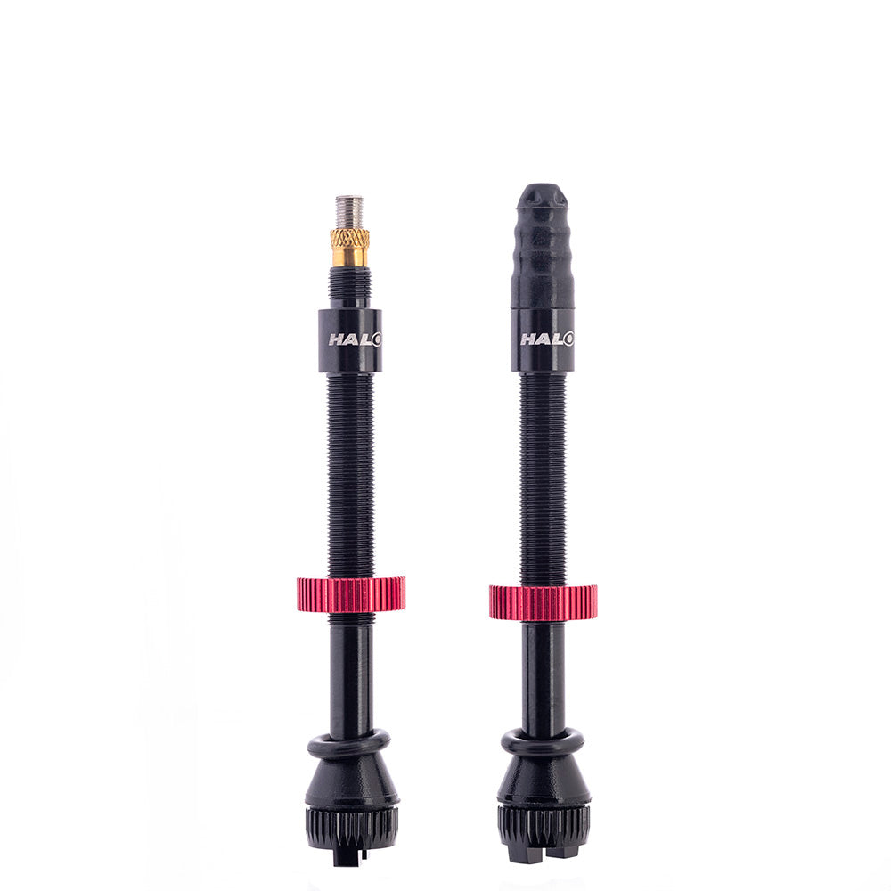 Halo Hi Flow Tubeless Presta Valve 60mm Black