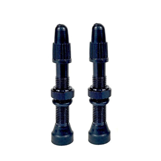 Tubeless Presta Valve Stem, 36mm (Pair) - Black