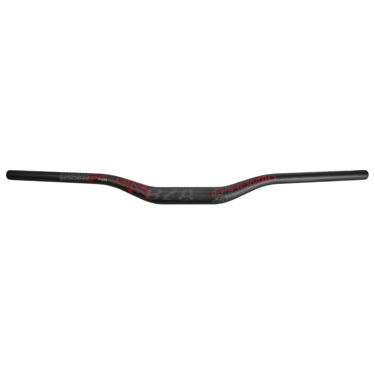 BZA 35 Carbon Riser Bar, (35.0) 35mm/800mm - Blk/Red