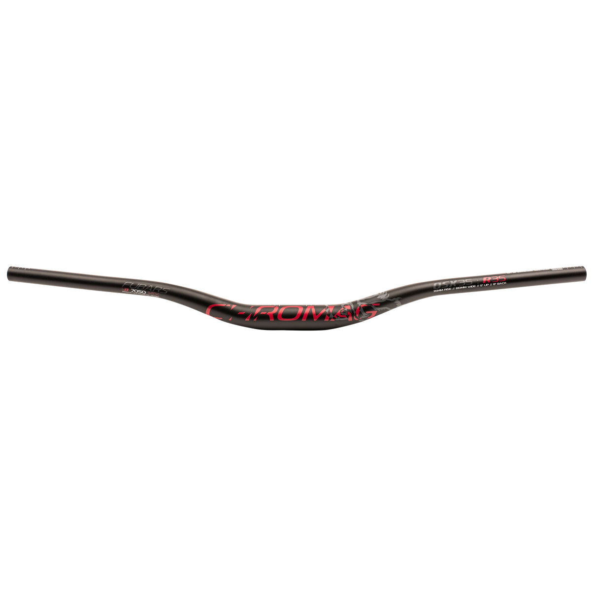 Fubars OSX 35 Bar, (35.0) 25mm/800mm Blk/Red