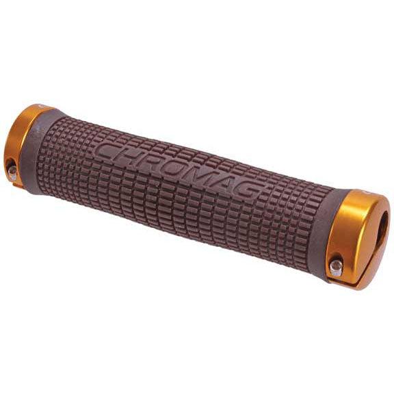 Squarewave Grips, Brown/Gold