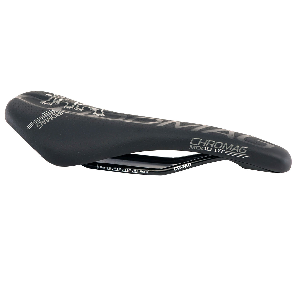 Mood DT Saddle, CrMo Rails - Black/Gray