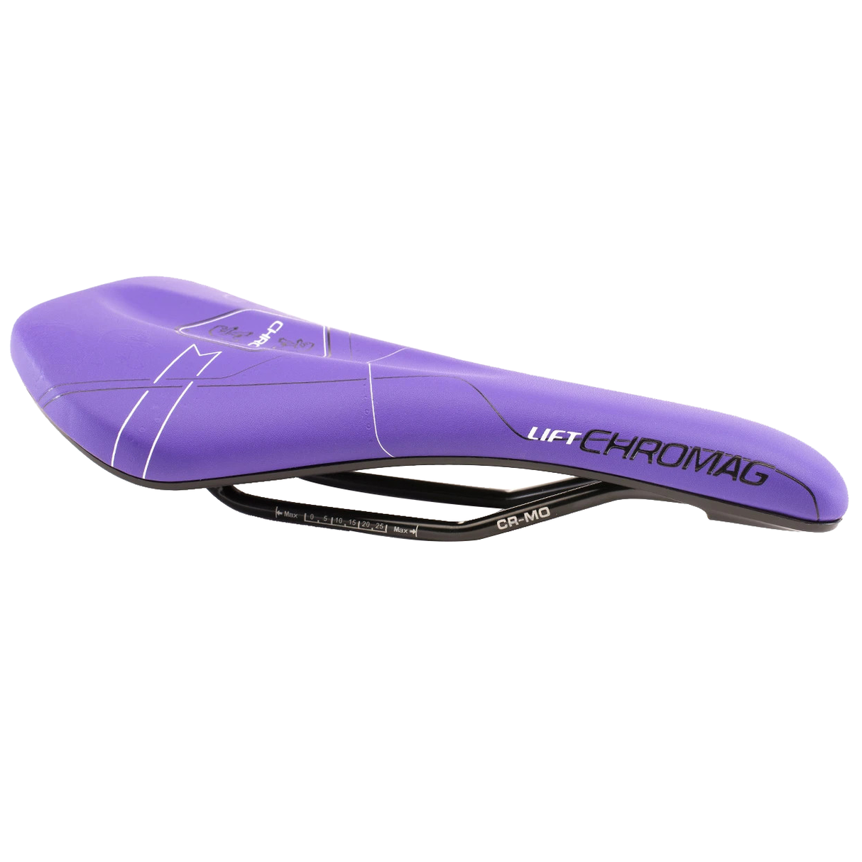 Lift Saddle, Synth Top, CrMo Rails - Purple