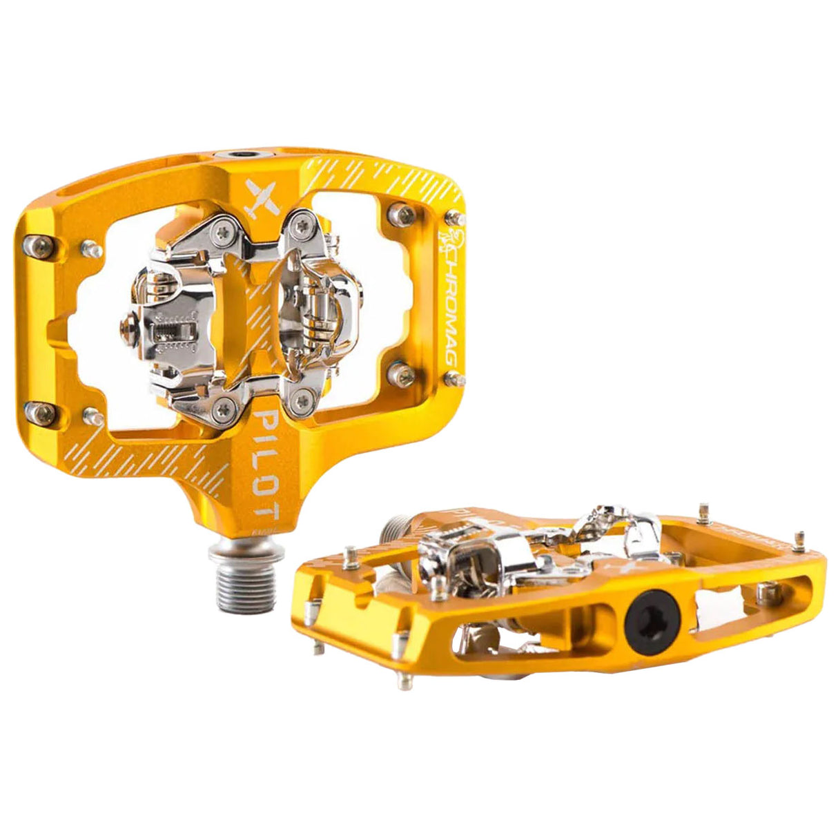 Pilot SPD Pedals, Gold